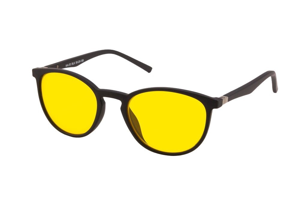 Echo Light Sensitivity Glasses Readers Angled View
