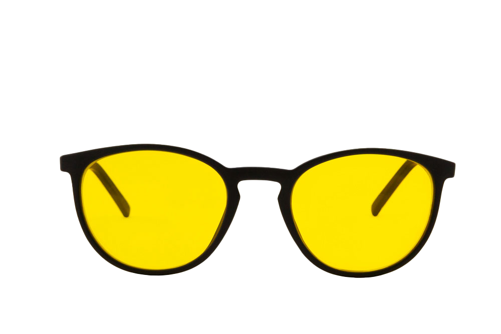 Echo Light Sensitivity Glasses Readers Front View