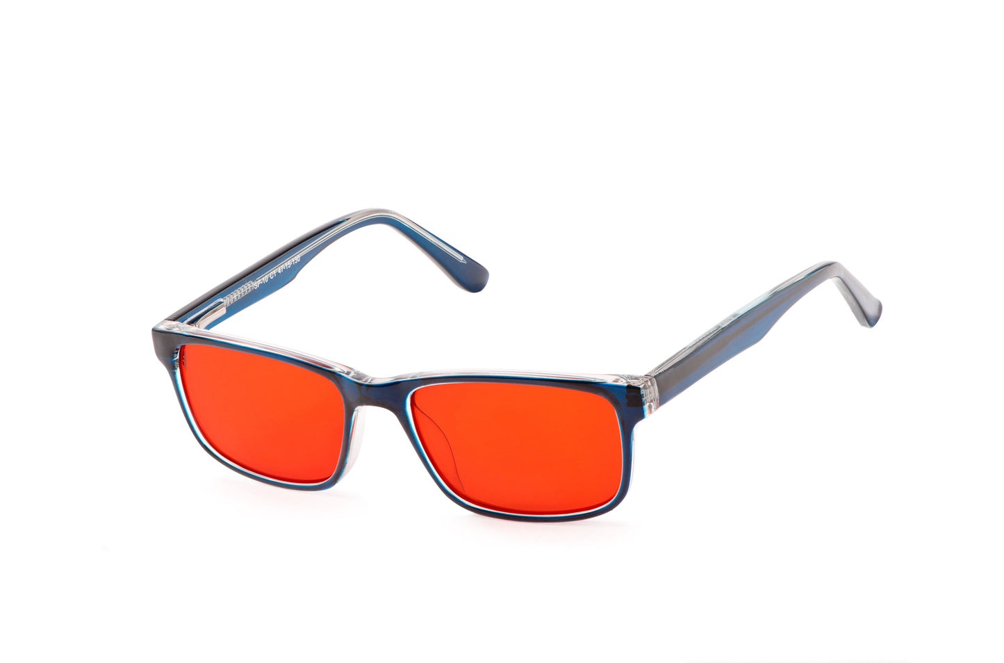 Theo Blue Light Blocking Glasses Readers Angled View