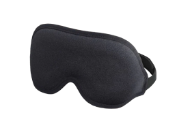 Blackout Contoured Sleep Mask on angle